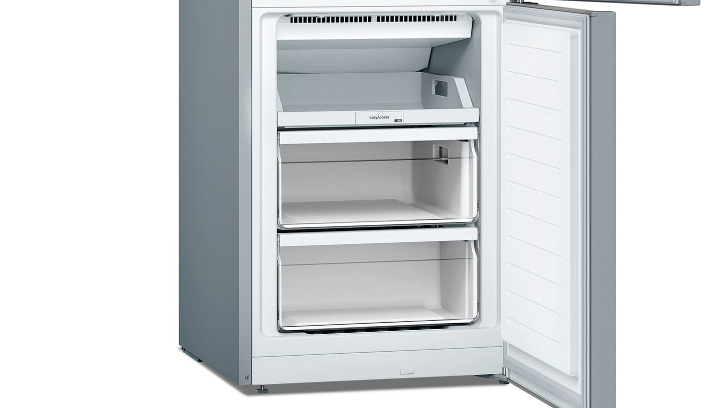 Bosch Serie 2 KGN33NLEB koel-vriescombinatie Vrijstaand 282 l Roestvrijstaal