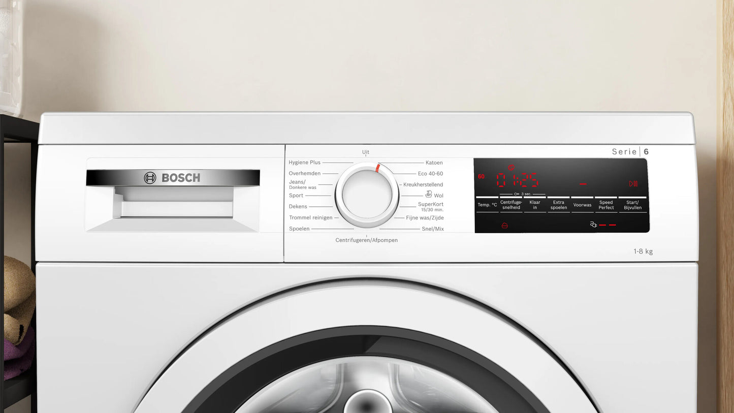 Bosch Serie 6 WUU28T20NL wasmachine Voorlader 8 kg 1400 RPM Wit