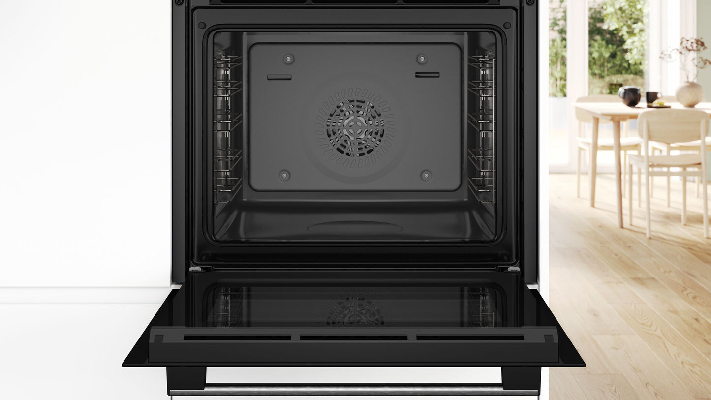 Bosch Serie 4 HBA534BS3 oven 71 l 3400 W Zwart, Roestvrijstaal