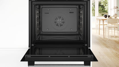 Bosch Serie 4 HBA534BS3 oven 71 l 3400 W Zwart, Roestvrijstaal