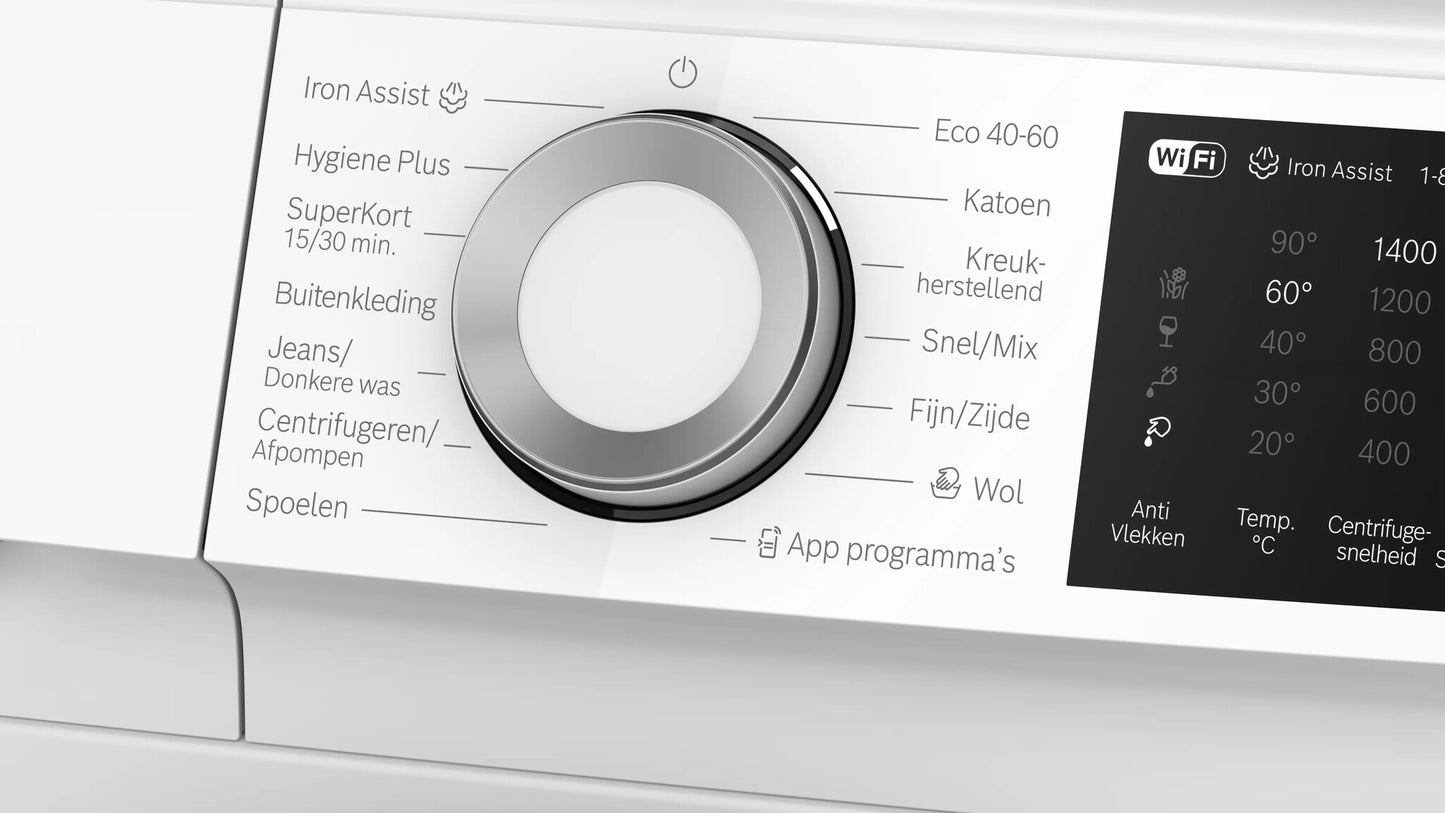 Bosch Serie 6 WGJ23409NL wasmachine Voorlader 8 kg 1400 RPM Wit