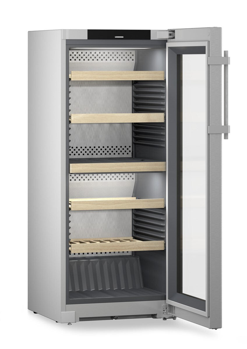 Liebherr WPsd 4652 Thermo-elektrische wijnkoeler Vrijstaand Zilver 107 fles(sen)
