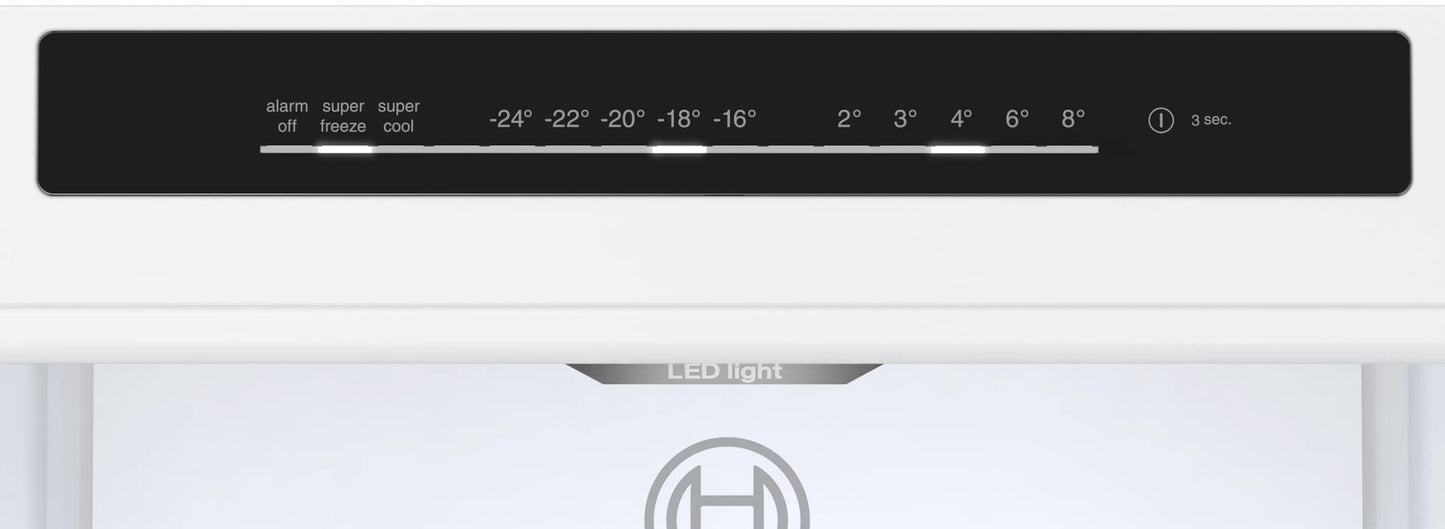 Bosch Serie 4 KGN36VICT koel-vriescombinatie Vrijstaand 321 l Roestvrijstaal