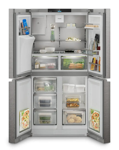 Liebherr MBsddi 9028 Plus BioFresh NoFrost amerikaanse koelkast Vrijstaand 545 l Zilver