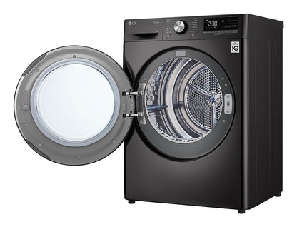 LG RH90V9ZVEN wasdroger Vrijstaand Voorlader 9 kg Zwart