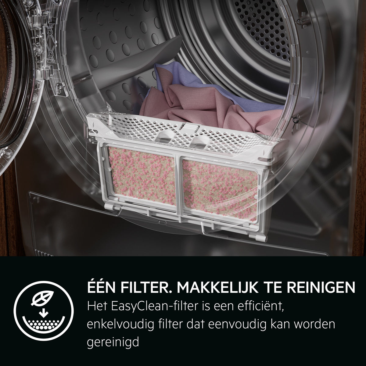 AEG Series 9000 TR9HAMBURG wasdroger Vrijstaand Voorlader 9 kg Wit