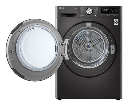 LG RH90V9ZVEN wasdroger Vrijstaand Voorlader 9 kg Zwart