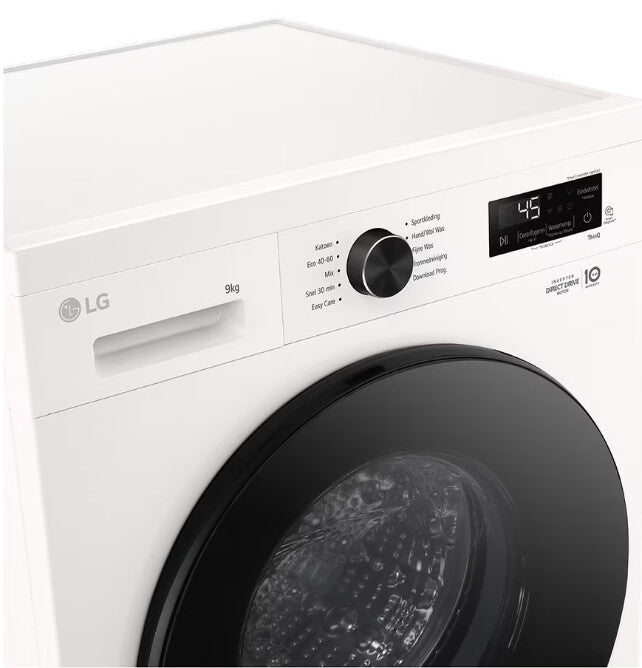 LG F4X1009NWB wasmachine Voorlader 9 kg 1310 RPM Wit