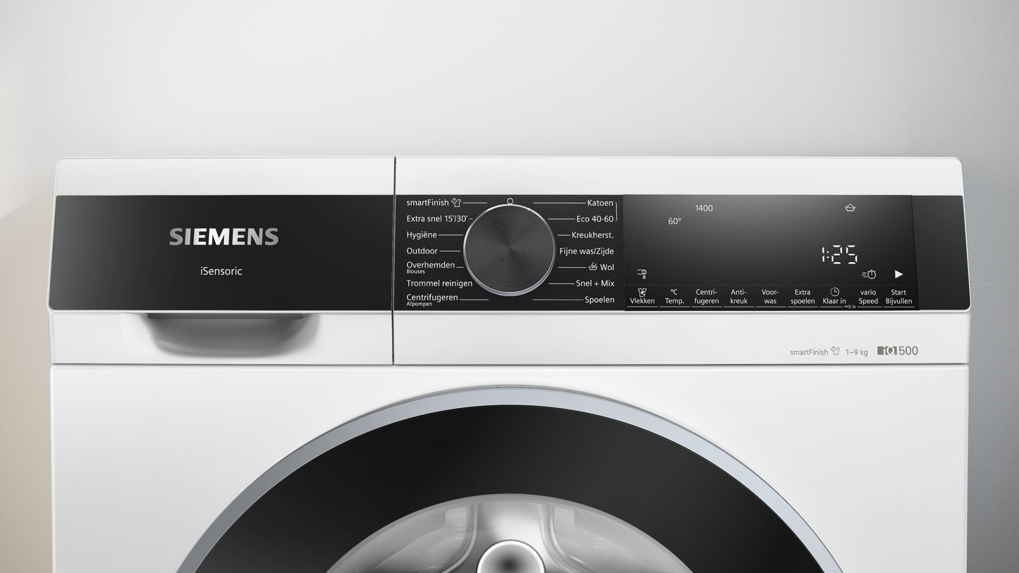 Siemens iQ500 WG44G2ZWNL wasmachine Voorlader 9 kg 1400 RPM Wit