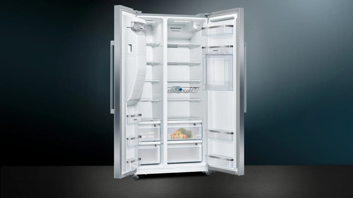Siemens iQ500 KA93GAIDP amerikaanse koelkast Vrijstaand 560 l Grijs
