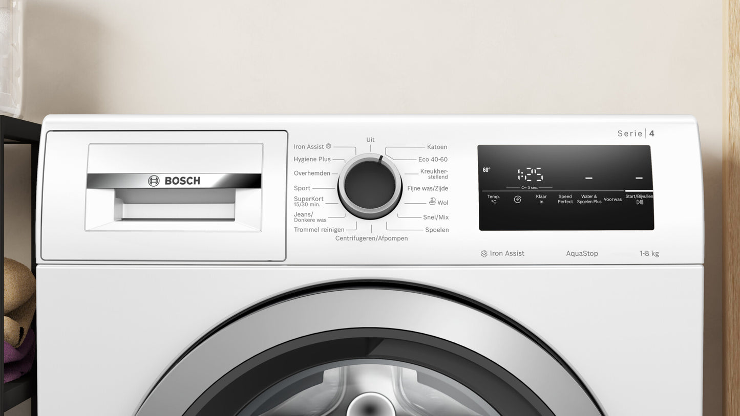 Bosch Serie 4 WAN28274NL wasmachine Voorlader 8 kg 1400 RPM Wit