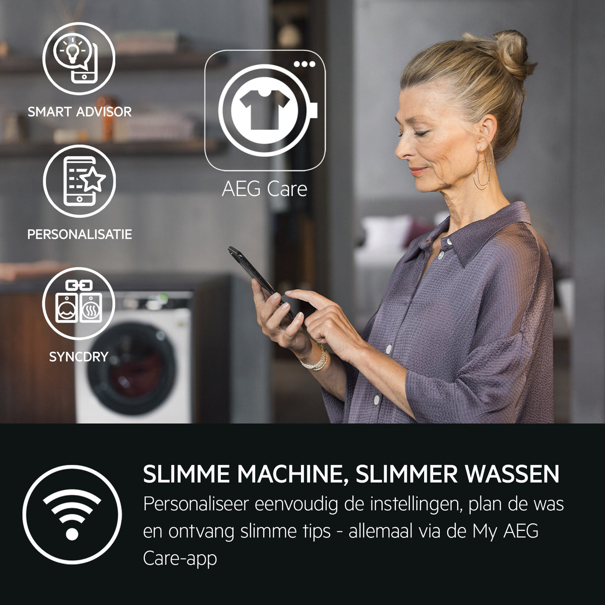 AEG Serie 8000 LR8KOBLENZ wasmachine Voorlader 10 kg 1600 RPM Wit