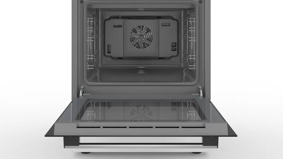 Bosch Serie 4 HLR390020 fornuis Vrijstaand fornuis Electrisch Inductiekookplaat zones Wit
