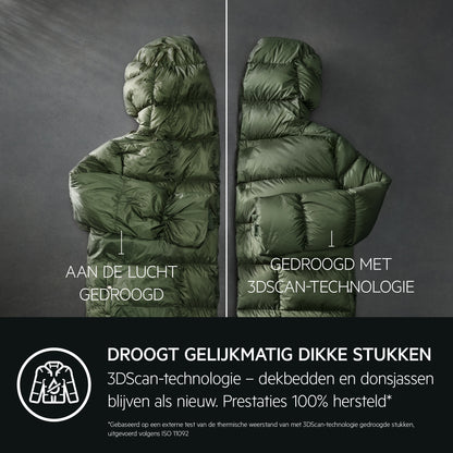 AEG Series 9000 TR97MUNCHEN wasdroger Vrijstaand Voorlader 9 kg Wit