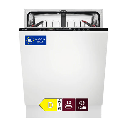 AEG FSE63307P Volledig ingebouwd 12 couverts
