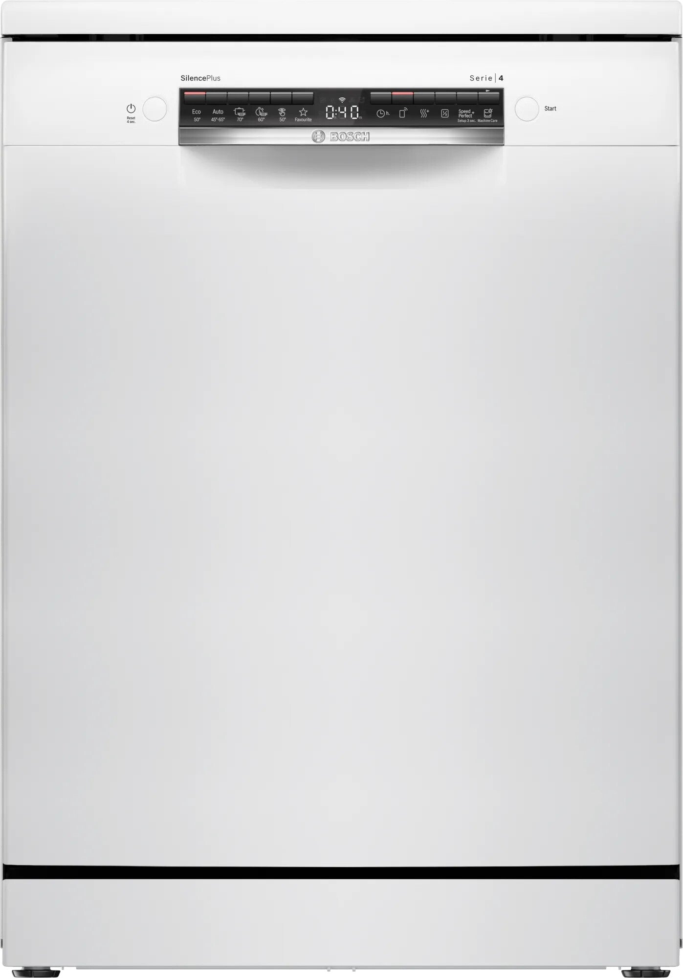 Bosch Serie 4 , Vrijstaande vaatwasser, 60 cm, Wit, SMS4ECW28E
