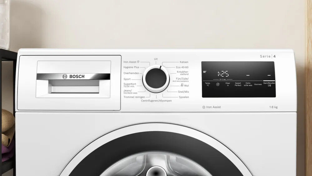 Bosch Serie 4 WAN2827GNL wasmachine Voorlader 8 kg 1400 RPM Wit