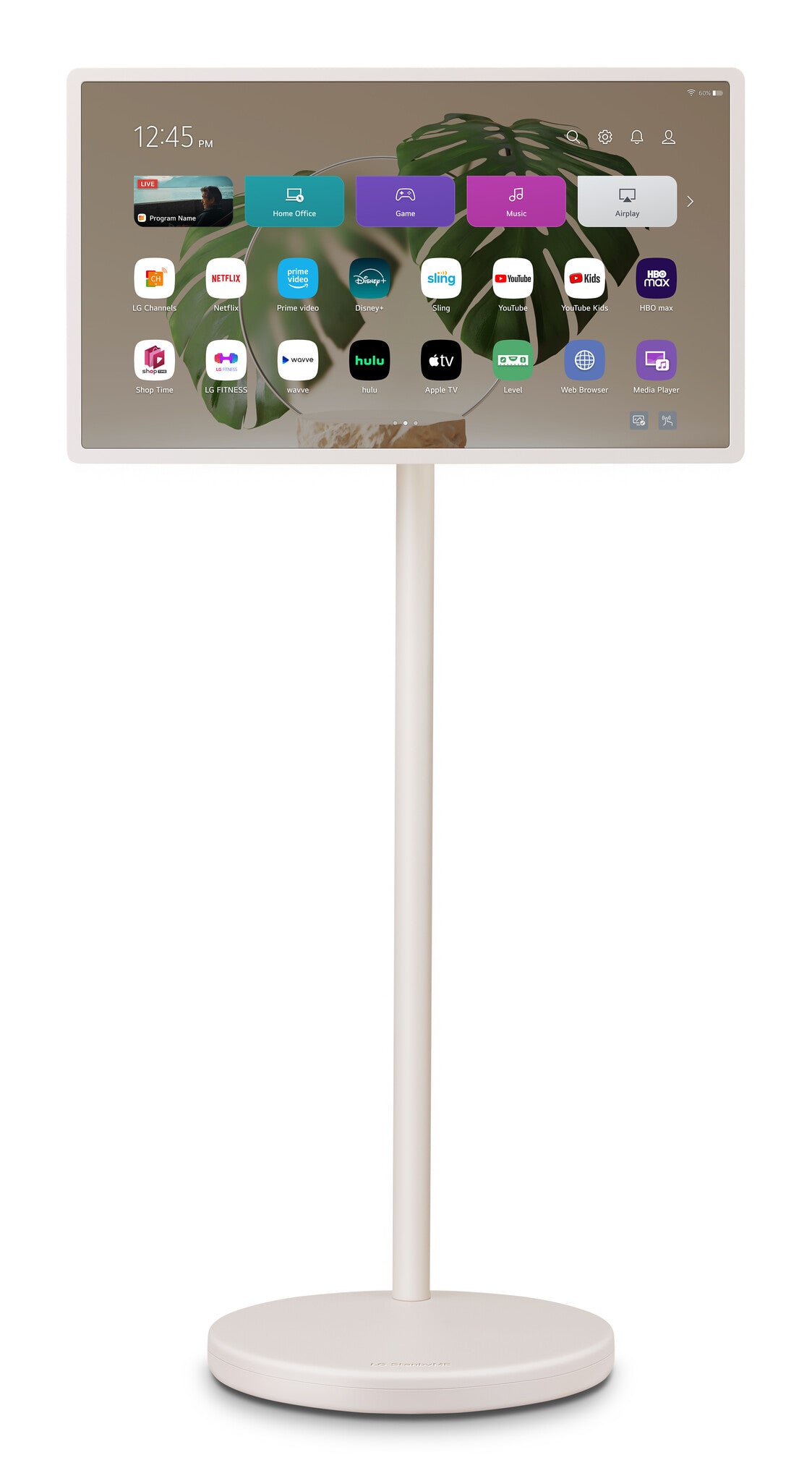 LG StanbyME 2 27LX6TDGA Draagbare monitor Beige 68,6 cm (27") LED 2560 x 1440 Pixels