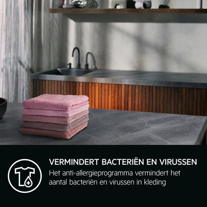 AEG Series 7000 LR73844 wasmachine Voorlader 8 kg 1400 RPM Wit