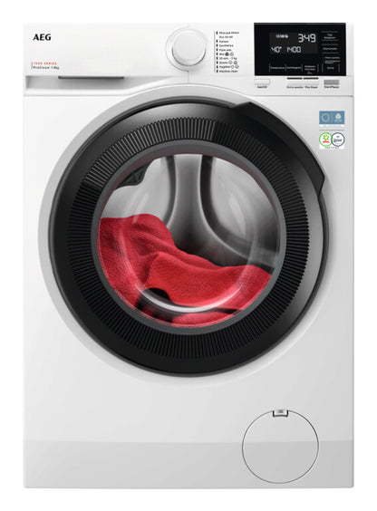 AEG Series 7000 LR73844 wasmachine Voorlader 8 kg 1400 RPM Wit