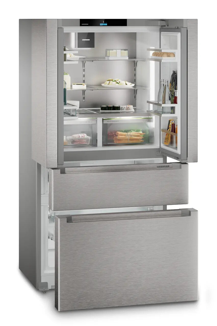 Liebherr MBsddi 9556 Prime amerikaanse koelkast Vrijstaand 586 l Zilver