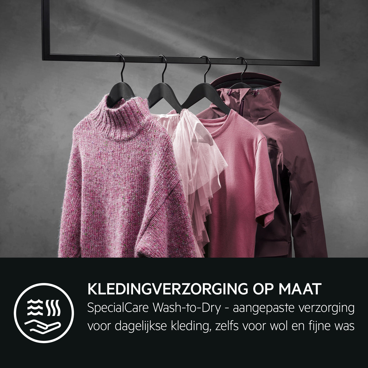 AEG Series 9000 LWR9706C8 Was-droogcombinatie Vrijstaand Voorlader Wit