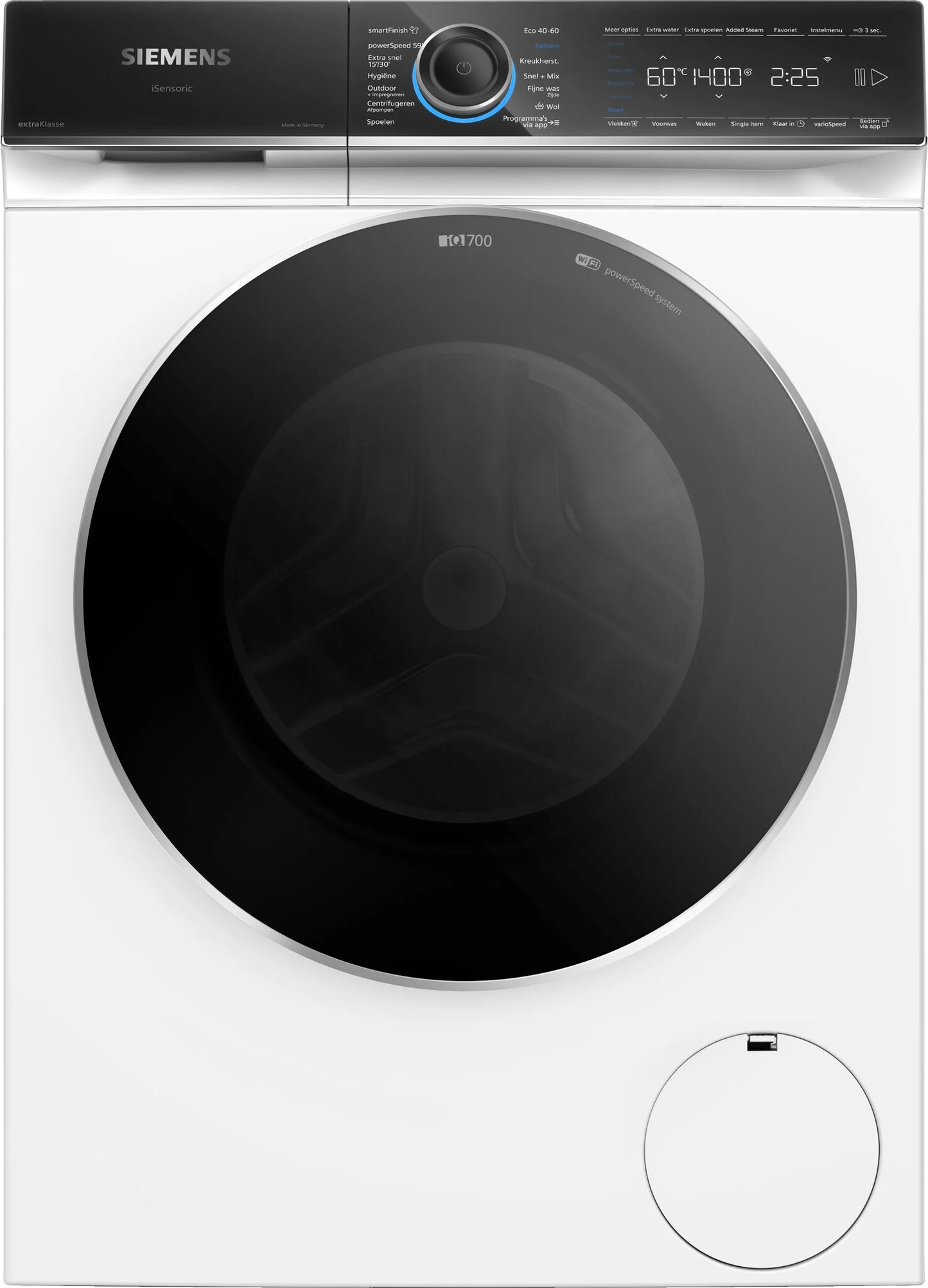 Siemens iQ700 WG44G20MNL wasmachine Voorlader 9 kg 1400 RPM Wit