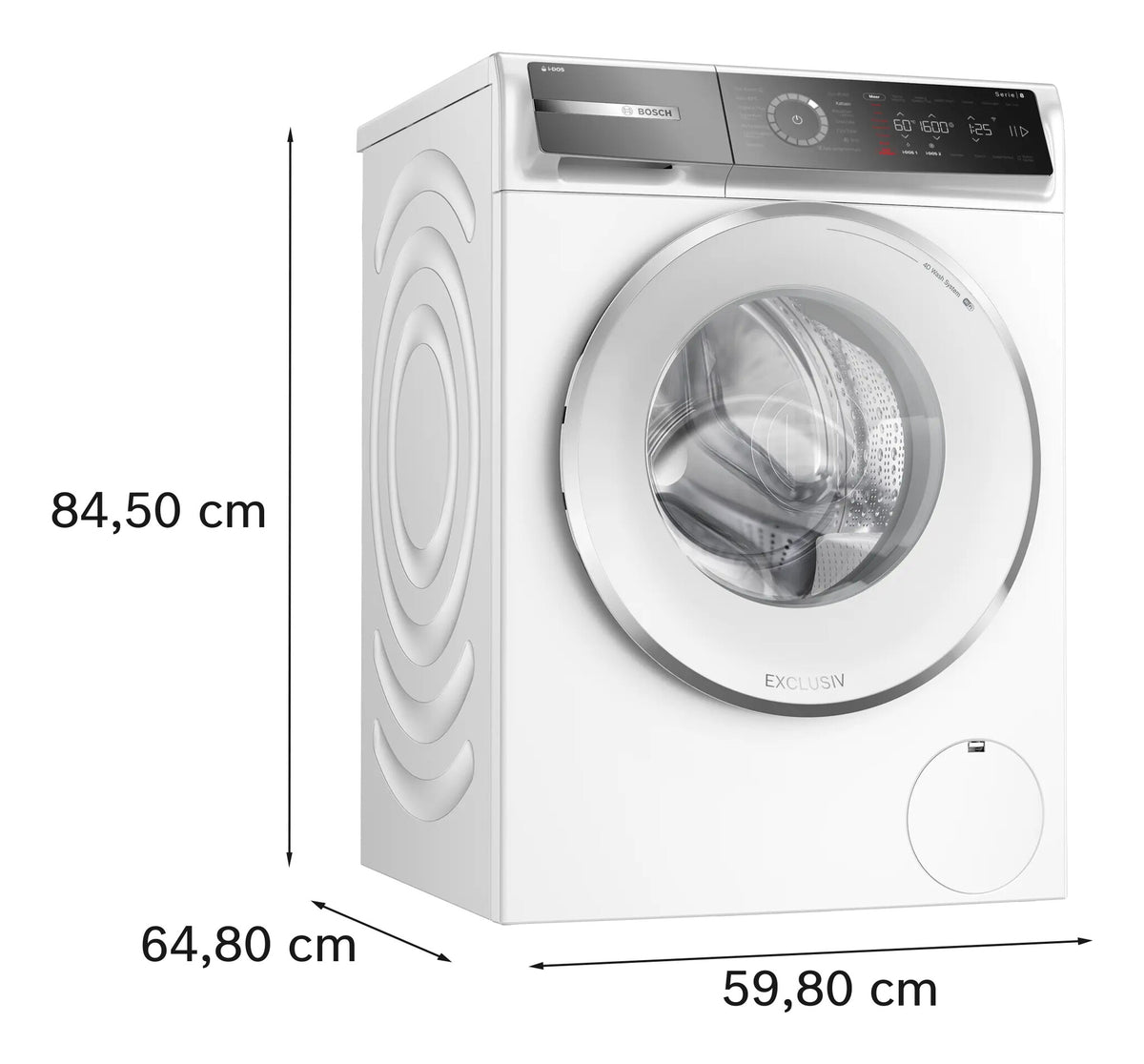 Bosch Serie 8 WGB266AMNL wasmachine Voorlader 11 kg 1600 RPM Wit
