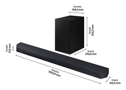 Samsung Q-series Cinematic Soundbar HW-Q600F (2025)