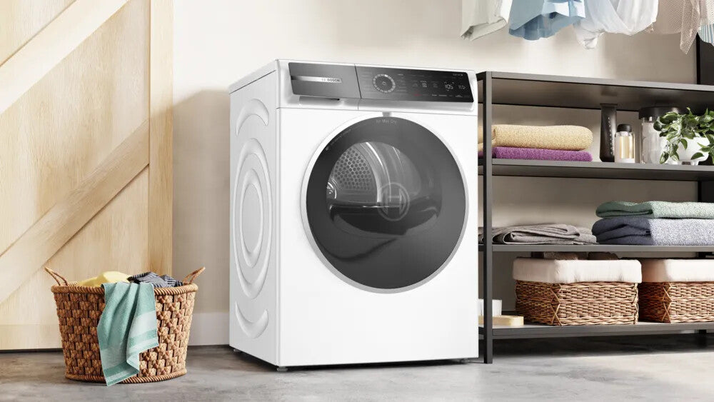 Bosch Serie 8 WRB247C5NL wasdroger Vrijstaand Voorlader 9 kg Wit