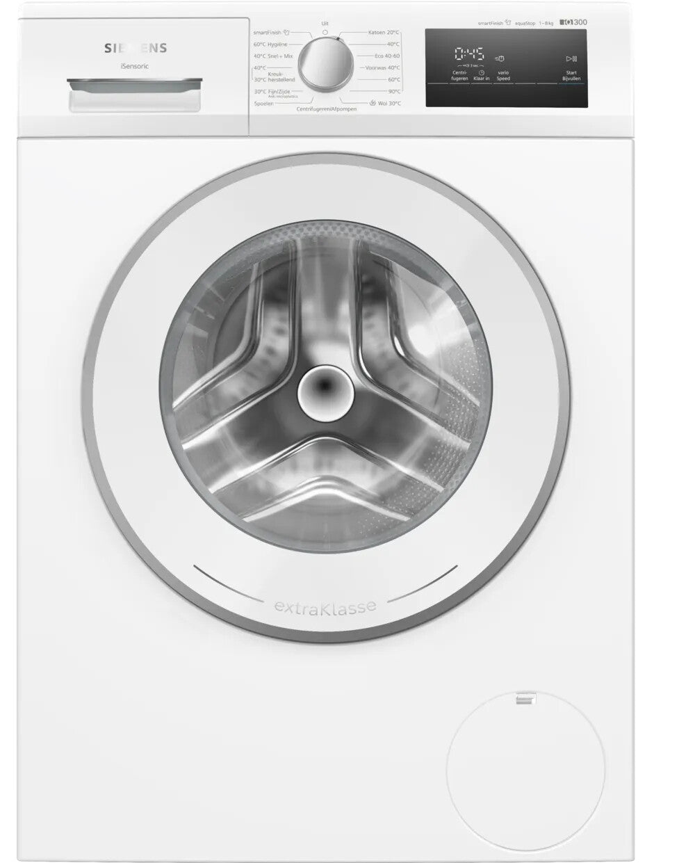Siemens iQ300 WM14N09XNL wasmachine Voorlader 8 kg 1400 RPM Wit