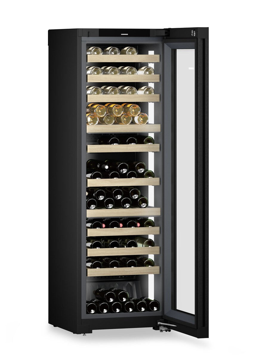 Liebherr WPgbi 5273 Thermo-elektrische wijnkoeler Vrijstaand Zwart 104 fles(sen)