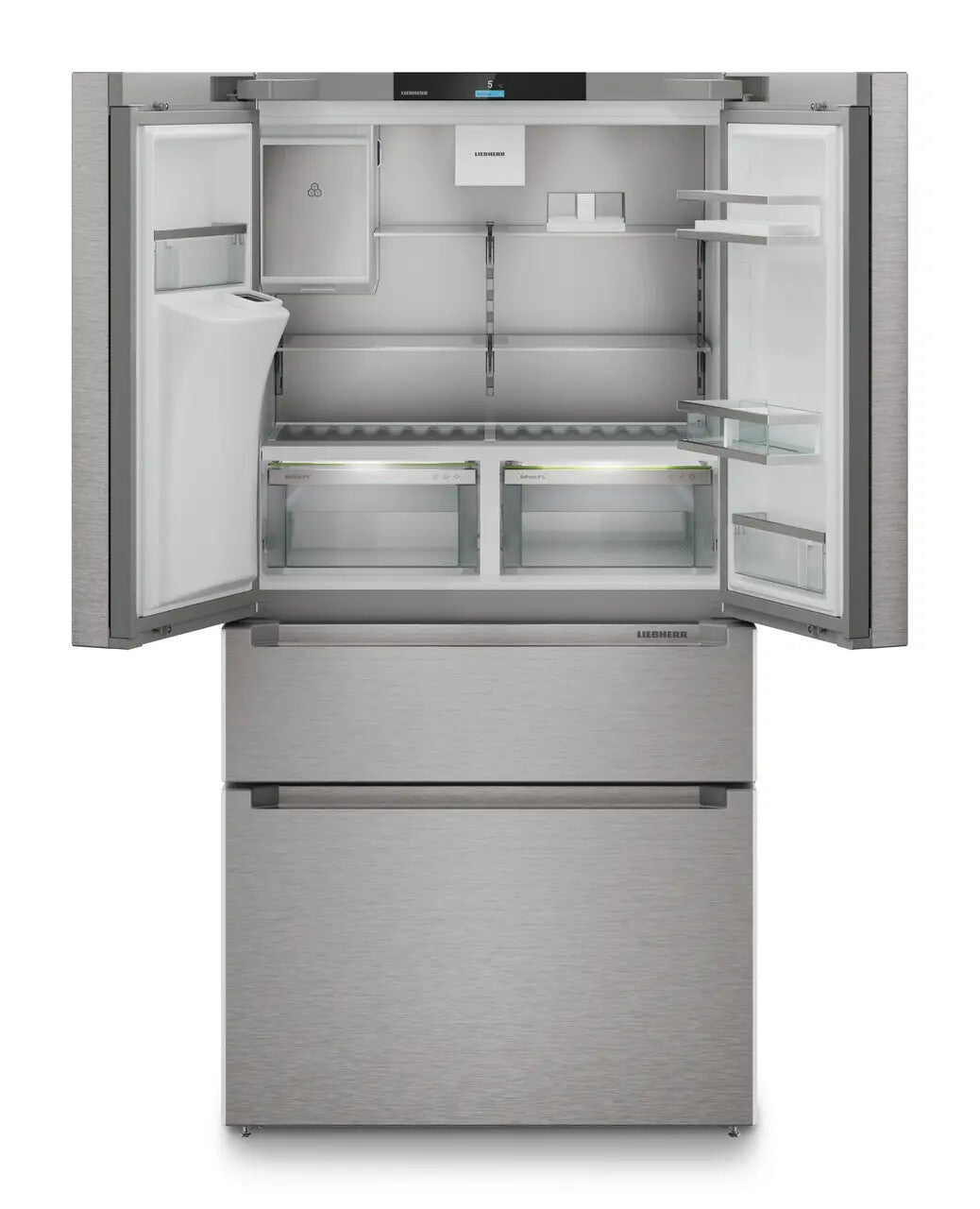 Liebherr MBsddi 9528 Plus amerikaanse koelkast Vrijstaand 538 l Zilver