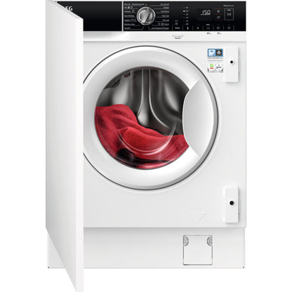 AEG Series 7000 LWR7676BI Was-droogcombinatie Ingebouwd Voorlader Wit