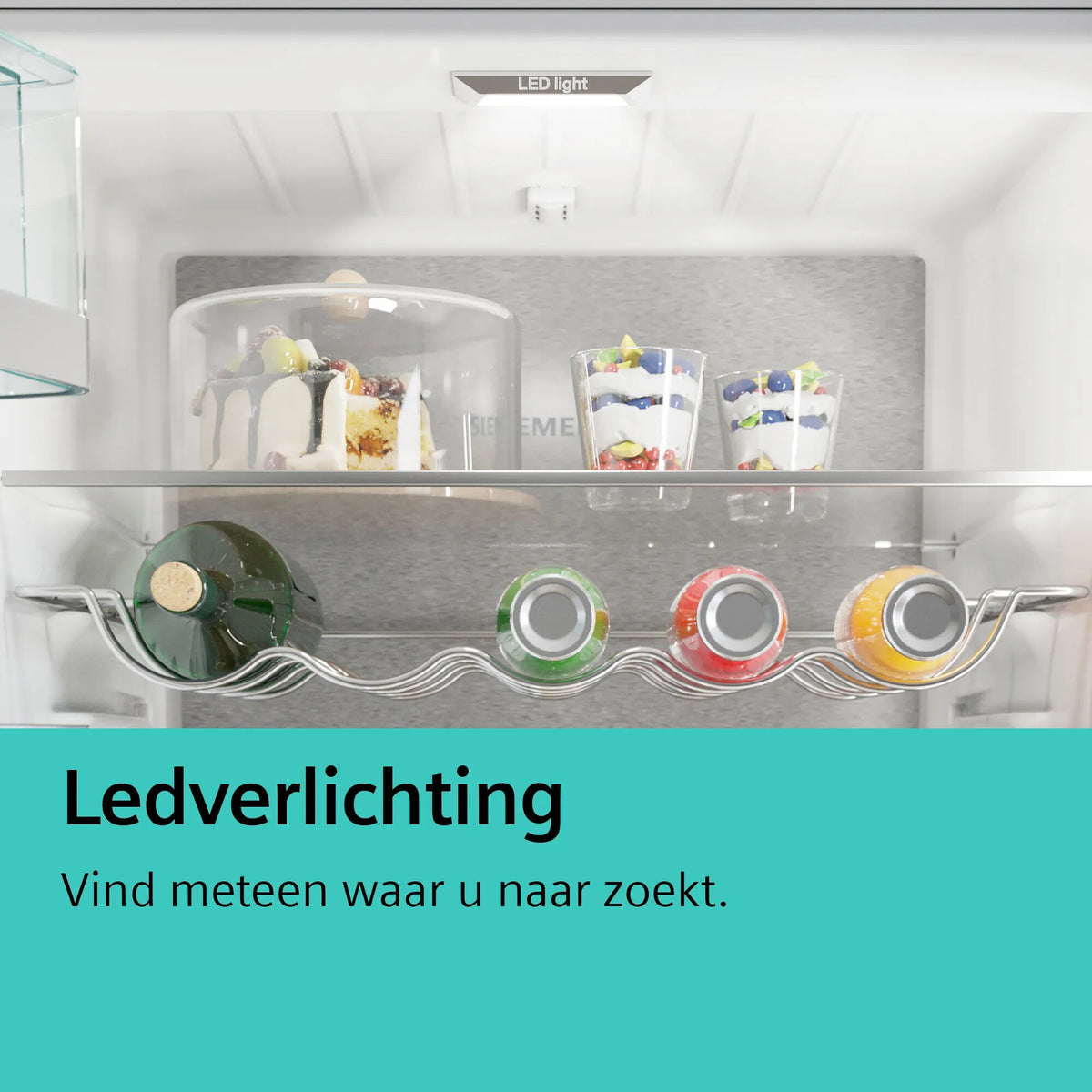 Siemens iQ500 KI32LADD1 combi-koelkast Ingebouwd 147 l