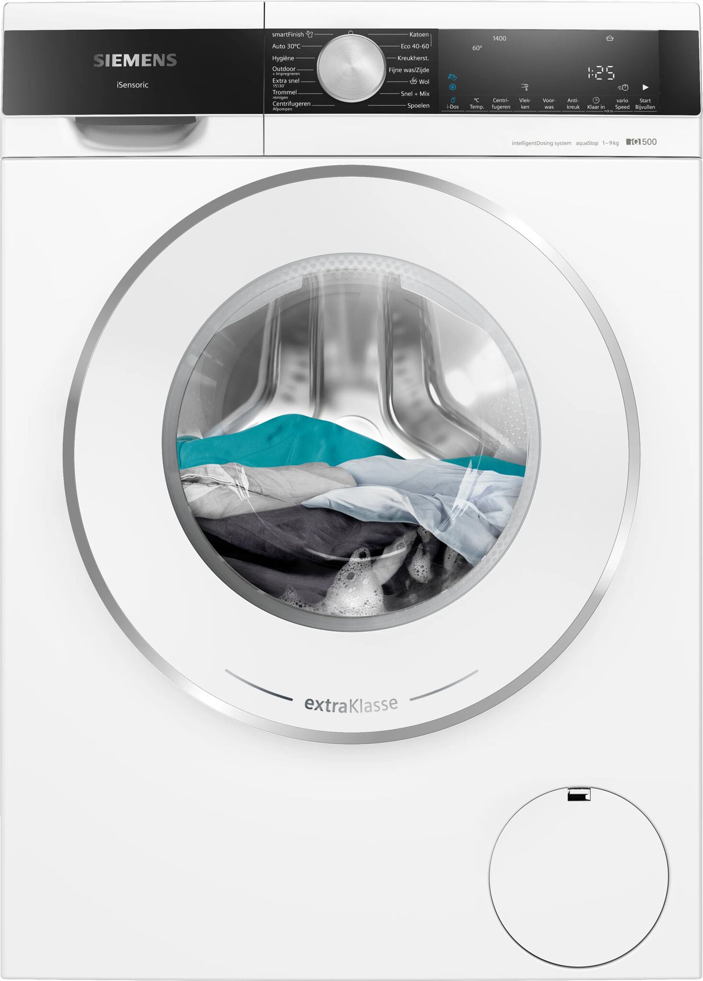 Siemens iQ500 WG44G2FMNL wasmachine Voorlader 9 kg 1400 RPM Wit