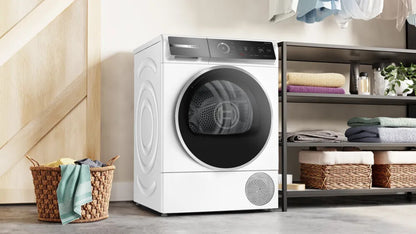 Bosch Serie 8 WQB246CPNL wasdroger Vrijstaand Voorlader 9 kg Wit