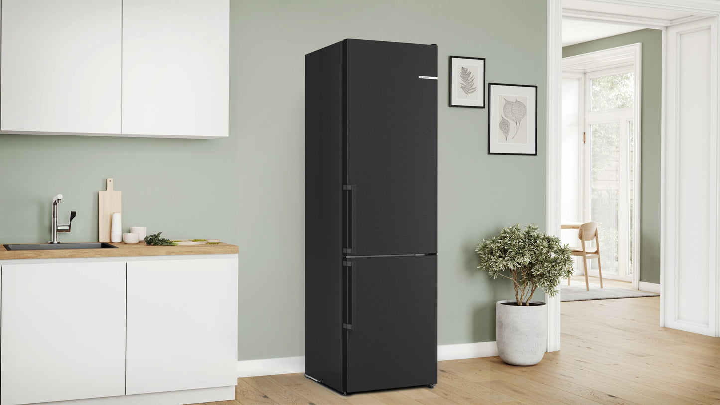 Bosch Serie 4 KGN39VXCT koel-vriescombinatie Vrijstaand 363 l Grijs
