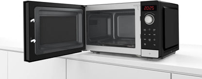 Bosch Serie 2 FFL023MS2 magnetron Zwart, Roestvrijstaal Solo-magnetron Aanrecht 20 l 800 W