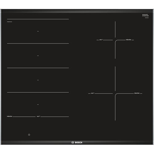 Bosch PXE675DC1E kookplaat Zwart Ingebouwd 60 cm Inductiekookplaat zones 4 zone(s)