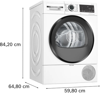 Bosch Serie 6 WQG143DANL wasdroger Vrijstaand Voorlader 9 kg Wit