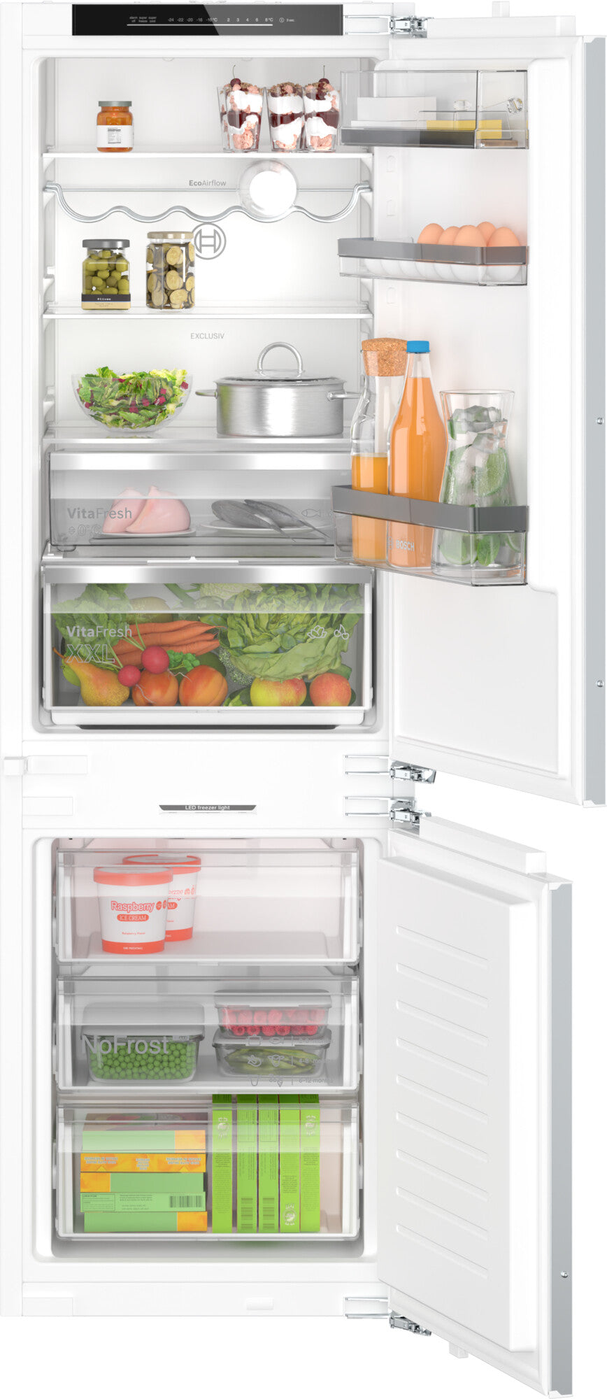 Bosch Serie 6 KIN86EDD0 koel-vriescombinatie Ingebouwd 260 l Wit