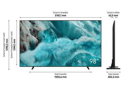 Samsung Q7F 98" QLED 4K Vision AI Smart TV Q7FA (2025)