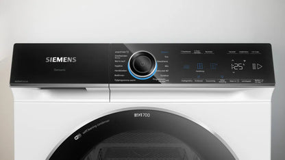 Siemens iQ700 WQ46B2CENL wasdroger Vrijstaand Voorlader 9 kg Wit
