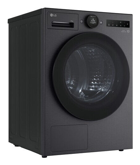 LG RT10X8B wasdroger Vrijstaand Voorlader 10 kg Zwart