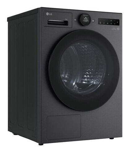 LG RT10X8B wasdroger Vrijstaand Voorlader 10 kg Zwart