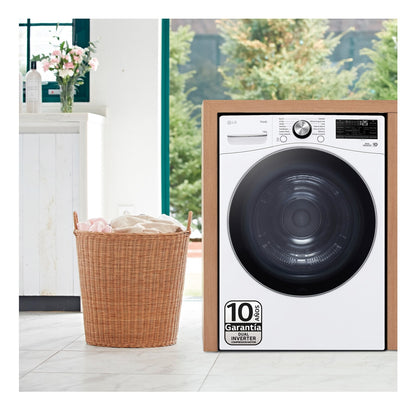 LG RH18U8AVCW wasdroger Vrijstaand Voorlader 18 kg Wit