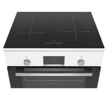 Bosch HLN39A020 fornuis Vrijstaand fornuis Electrisch Inductiekookplaat zones Wit