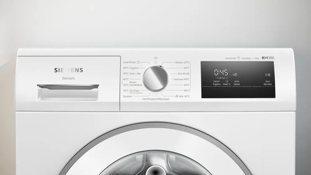 Siemens iQ300 WM14N09XNL wasmachine Voorlader 8 kg 1400 RPM Wit