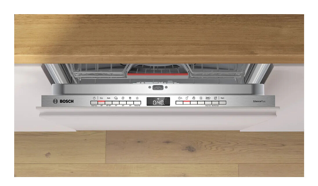 Bosch Serie 4 , Volledig geïntegreerde vaatwasser, 60 cm, XXL (extra hoog), VarioScharnier (o.a. geschikt voor IKEA-keukens), SBH4EVX08E